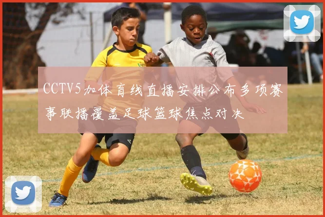 CCTV5加体育线直播安排公布多项赛事联播覆盖足球篮球焦点对决