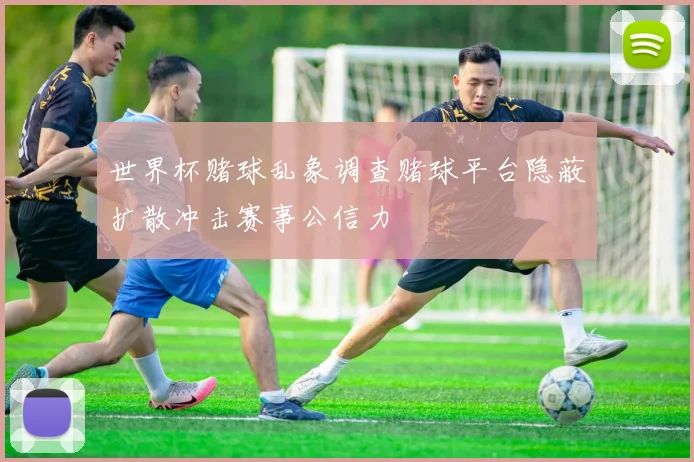 世界杯赌球乱象调查赌球平台隐蔽扩散冲击赛事公信力